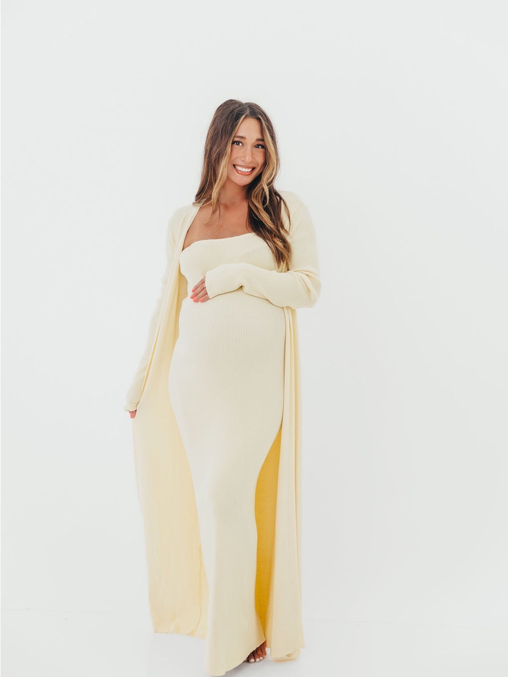 Worth collective butter yellow Lina two piece set